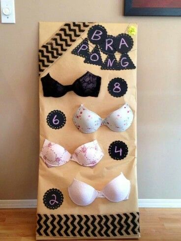 Unique Hen Party Ideas - Bra Pong